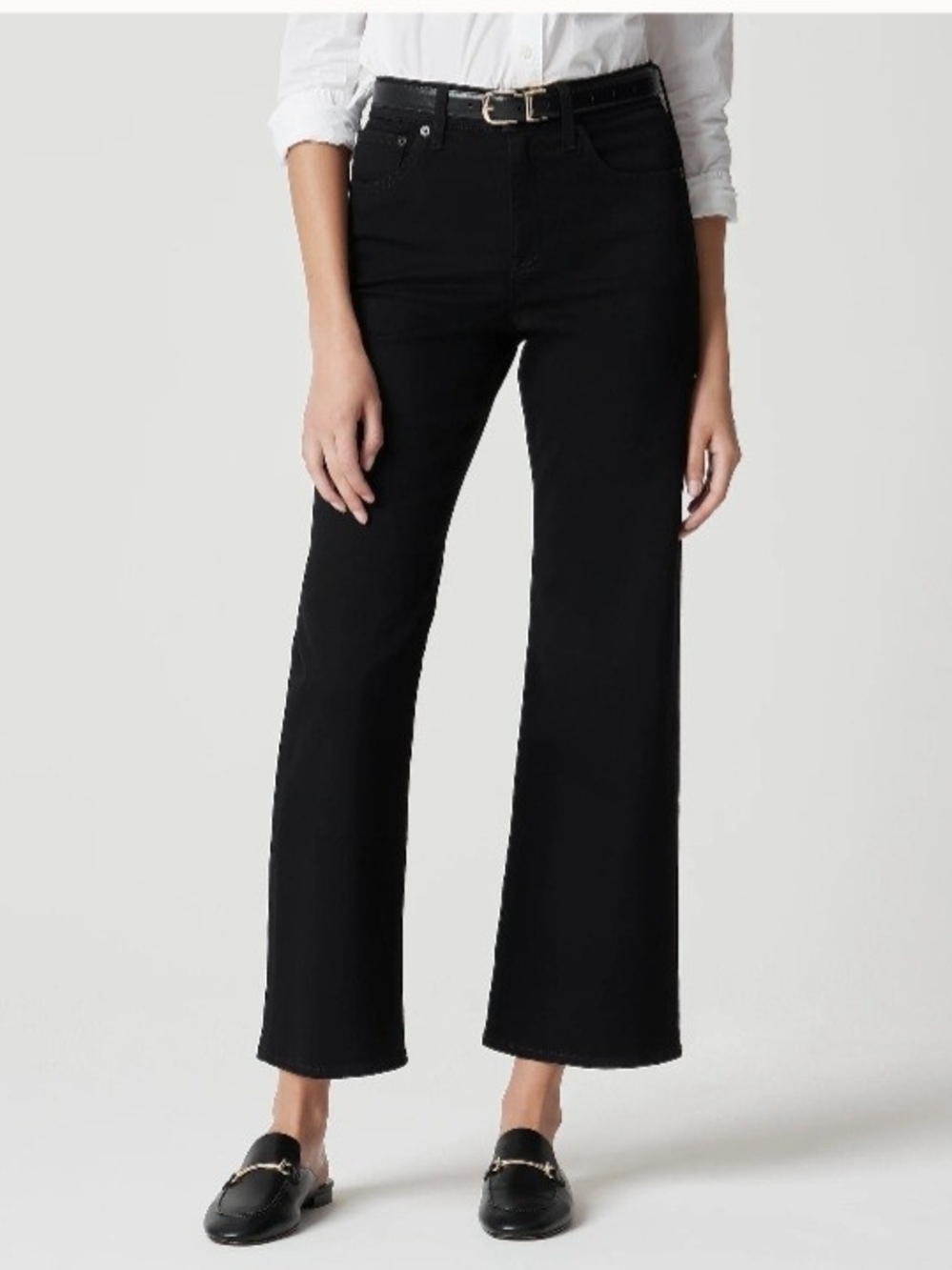 J. Crew NWT Black High Rise Jean Trousers